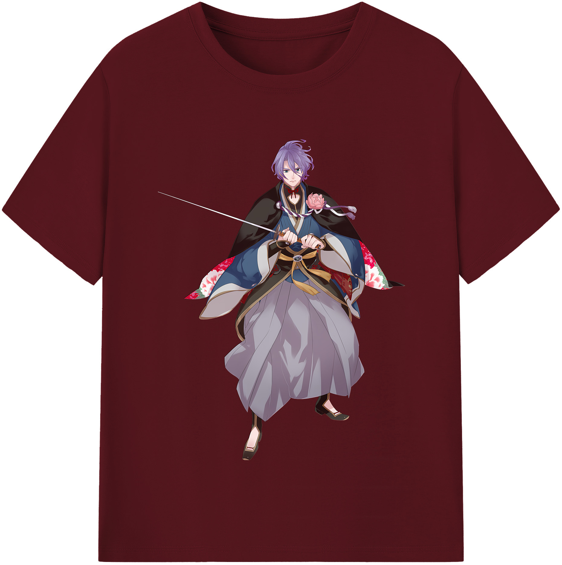 （画像用） 刀剣乱舞 Touken Ranbu 綿100％半袖Tシャツ（フロントプリント）